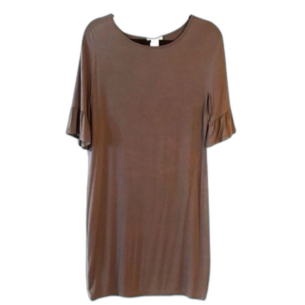 New York & Co Flutter Sleeve Dress Women's Medium